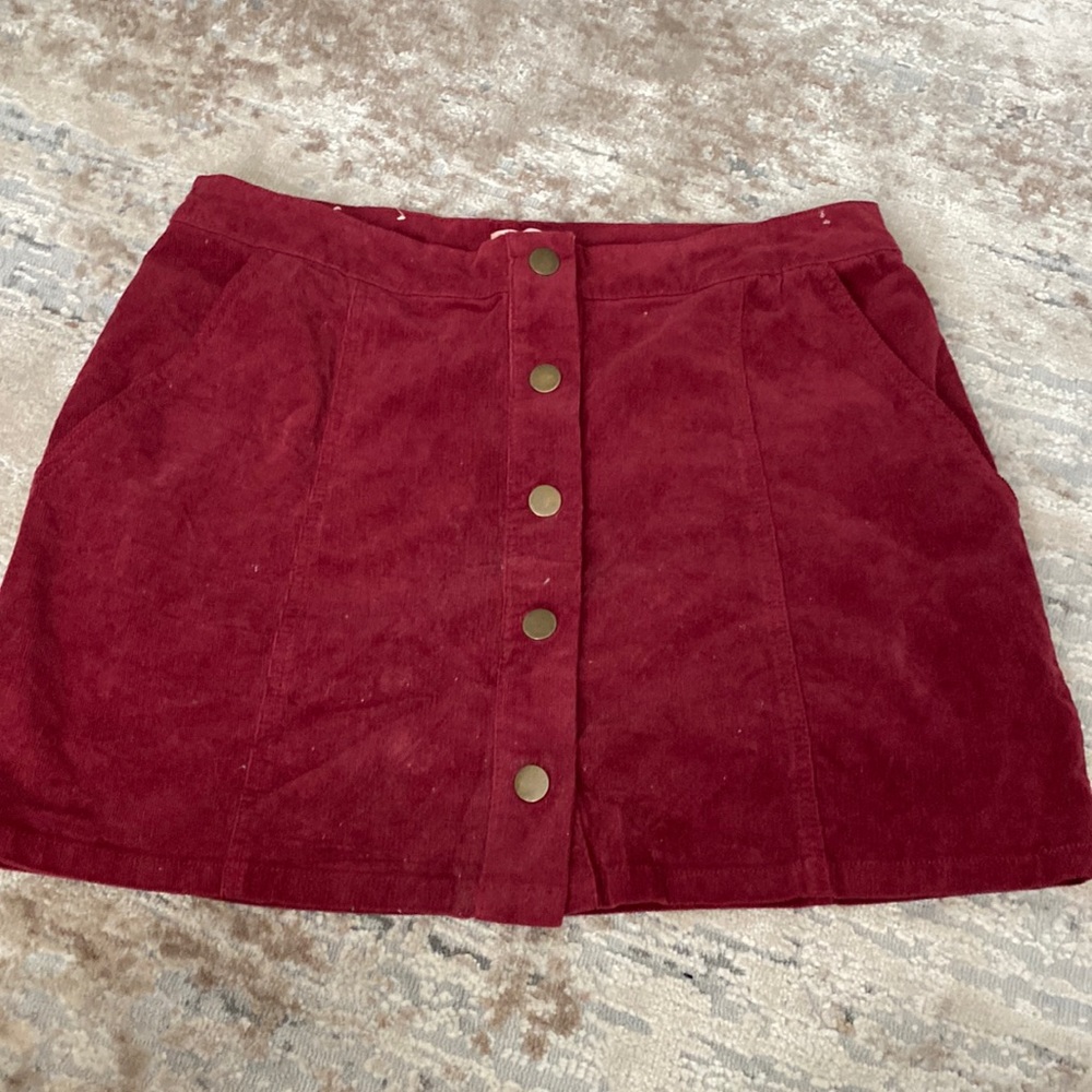 Altar’d State Corduroy Skirt with pockets